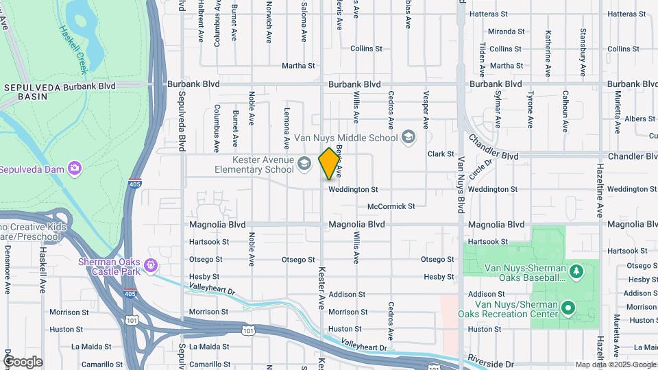 5304 Kester Ave Map and Location Details