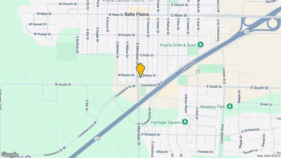 415 Meridian St S Map and Location Details