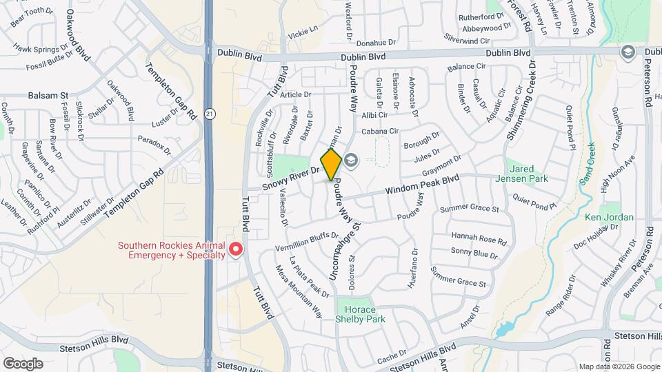 6139 Miramont St Map and Location Details