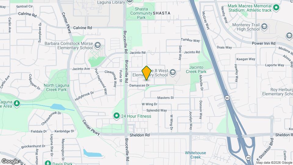 7479 Damascas Dr Mapa y Detalles de la Ubicación