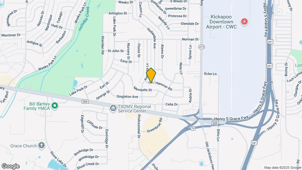 1553 Hanover Rd Map and Location Details