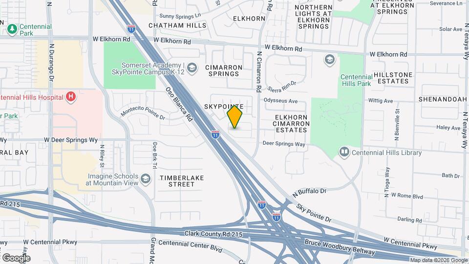 8047 Aztec Basin Ave Map and Location Details