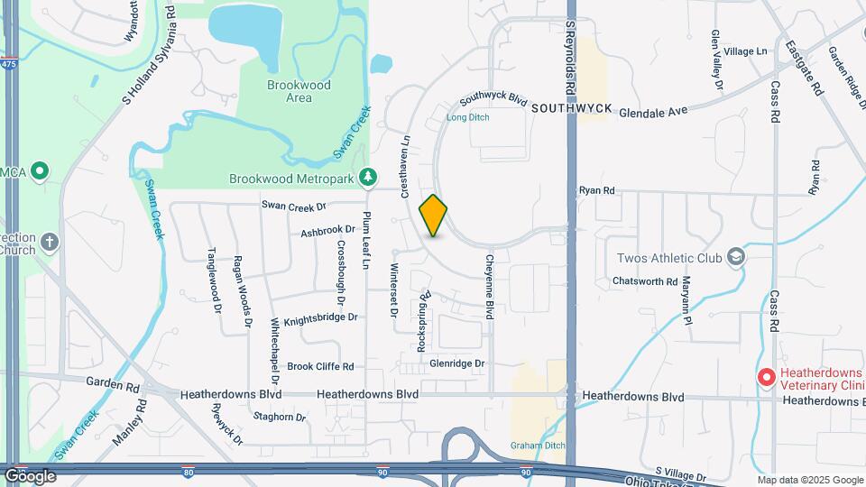 5510 Cresthaven Ln Map and Location Details