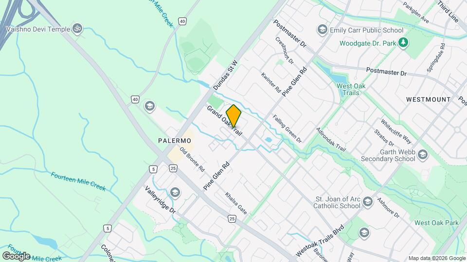 2548 Grand Oak Trail Map and Location Details