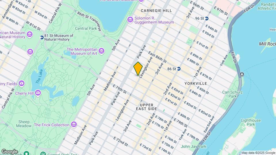 134 E 82nd St Map and Location Details