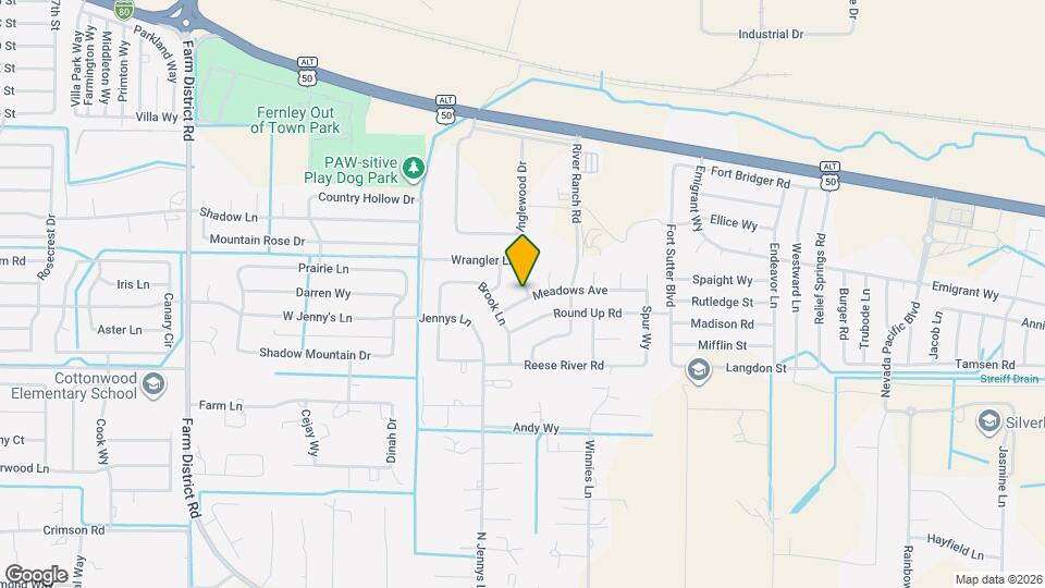 1545 Wrangler Ln Map and Location Details