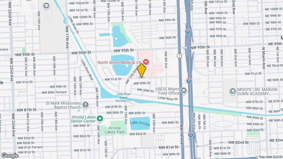 1090 NW 91st St Map and Location Details