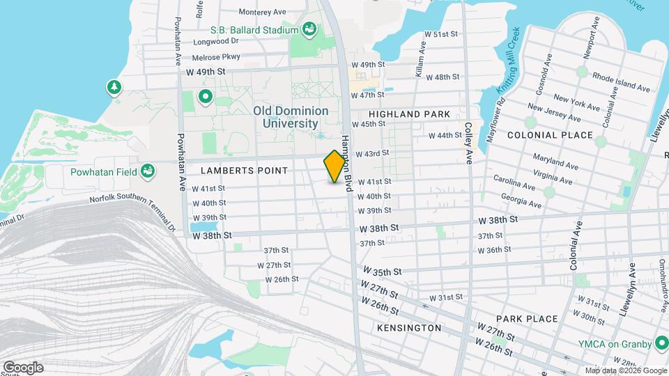 1227 W 41st St Map and Location Details