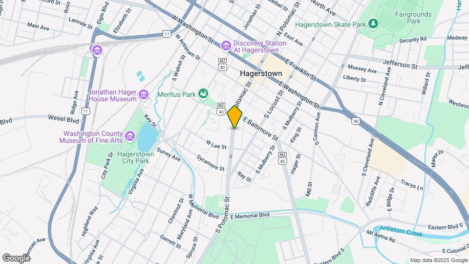 242 S Potomac St Map and Location Details