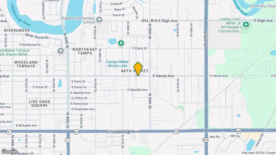 4901 E Hanna Ave, Unit 4 Map and Location Details