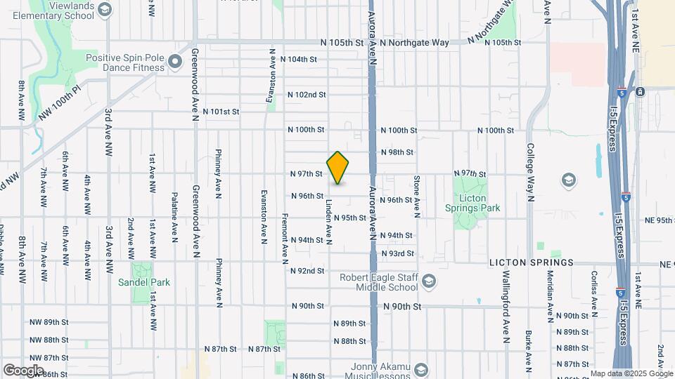 906 N 96th St Map and Location Details