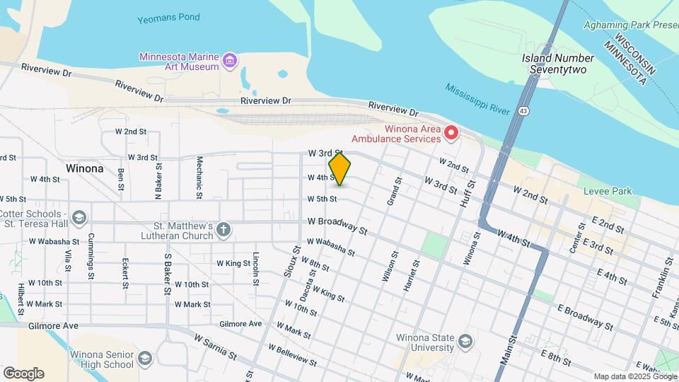 536 W 5th St Map and Location Details