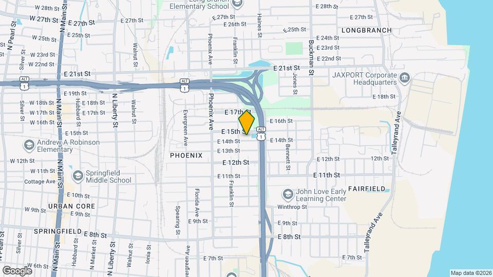 1225 E 14th St Mapa y Detalles de la Ubicación