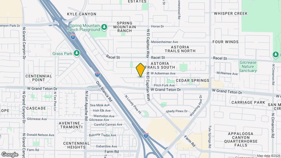 8865 Happy Stream Ave Map and Location Details