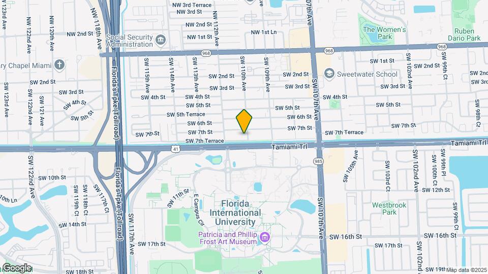 11005 SW 7th Ter Mapa y Detalles de la Ubicación