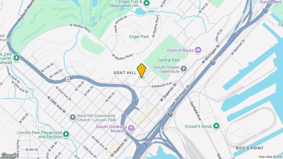 1802 W 3rd St Map and Location Details