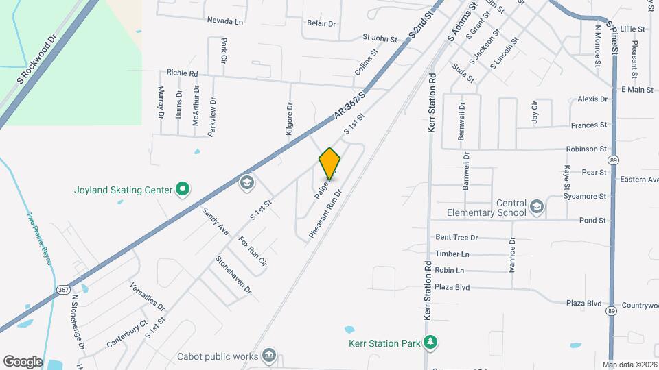 34 Paige Ave Map and Location Details