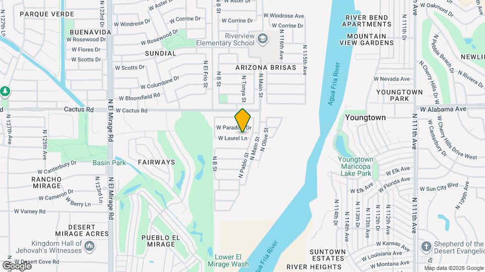 11718 W Laurel Ln Mapa y Detalles de la Ubicación