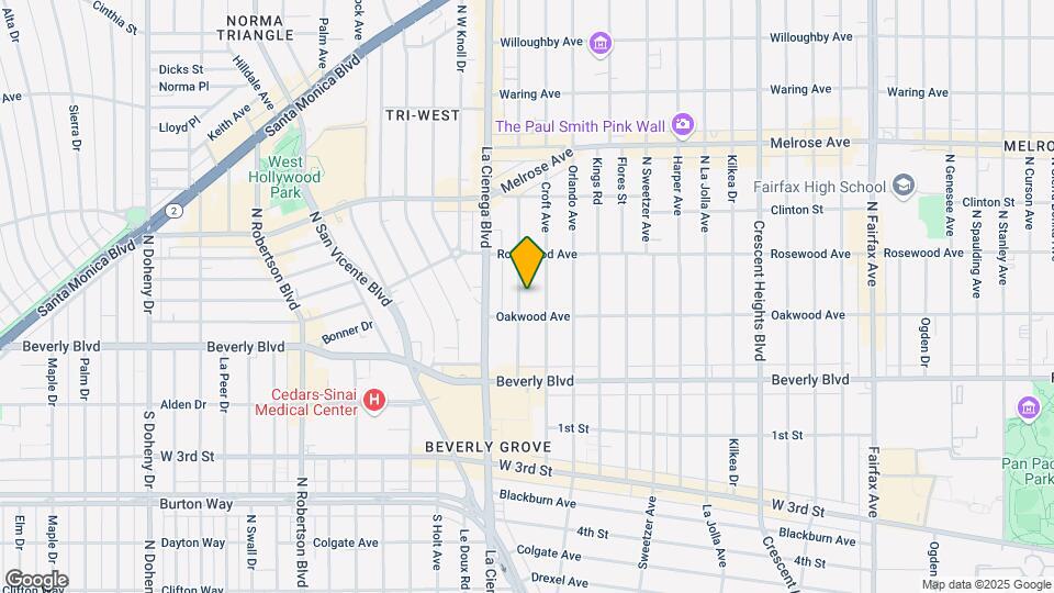 424 N Alfred St Map and Location Details