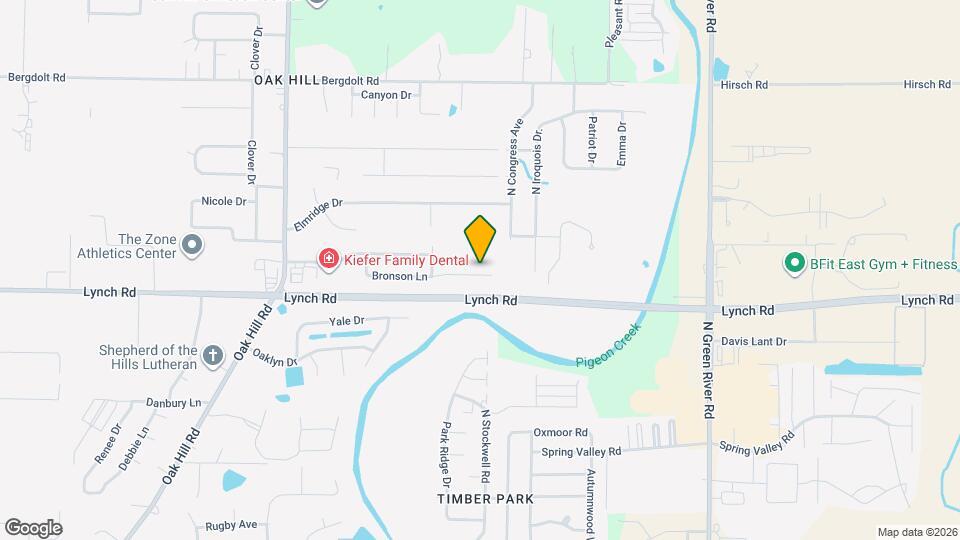 3900 Bronson Ln Mapa y Detalles de la Ubicación