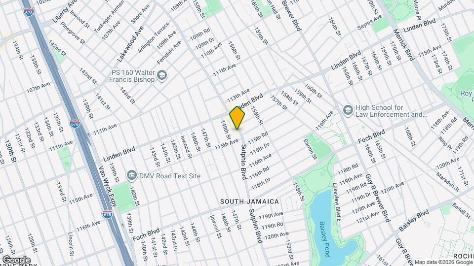 114-50 Sutphin Blvd Map and Location Details