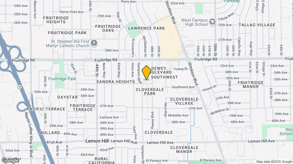 4881 Iowa Ave Map and Location Details