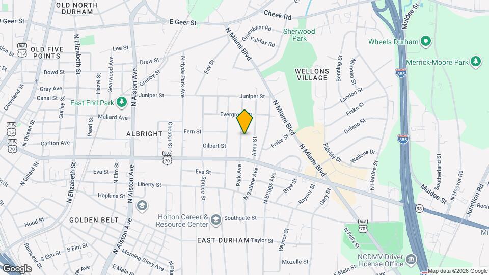 1006 Park Ave Map and Location Details