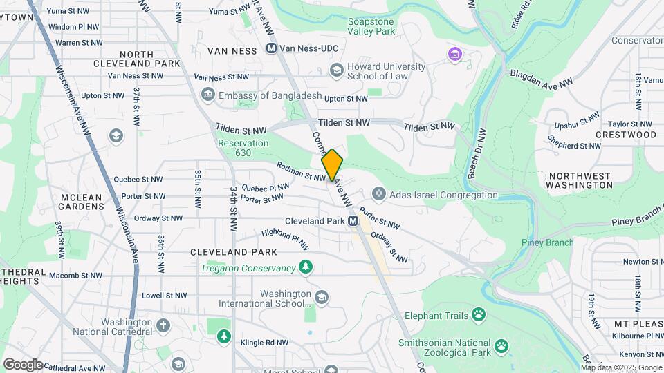 3624 Connecticut Ave NW Map and Location Details
