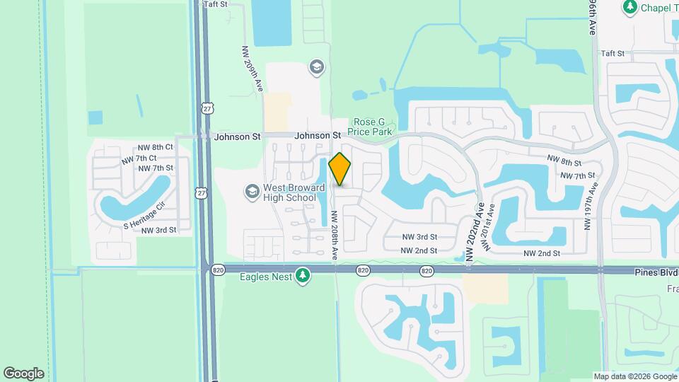 500 NW 207th Terrace Map and Location Details