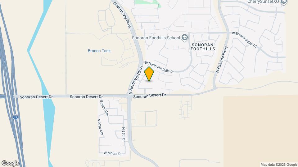 2355 W Whisper Rock Trail Map and Location Details