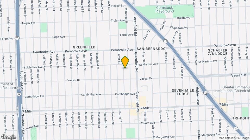 19474 Montrose St Map and Location Details