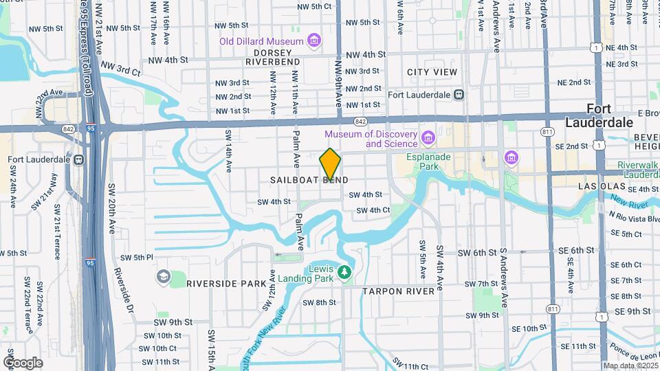 916 W Las Olas Blvd Map and Location Details