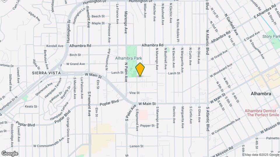 1905 Cedar St Mapa y Detalles de la Ubicación