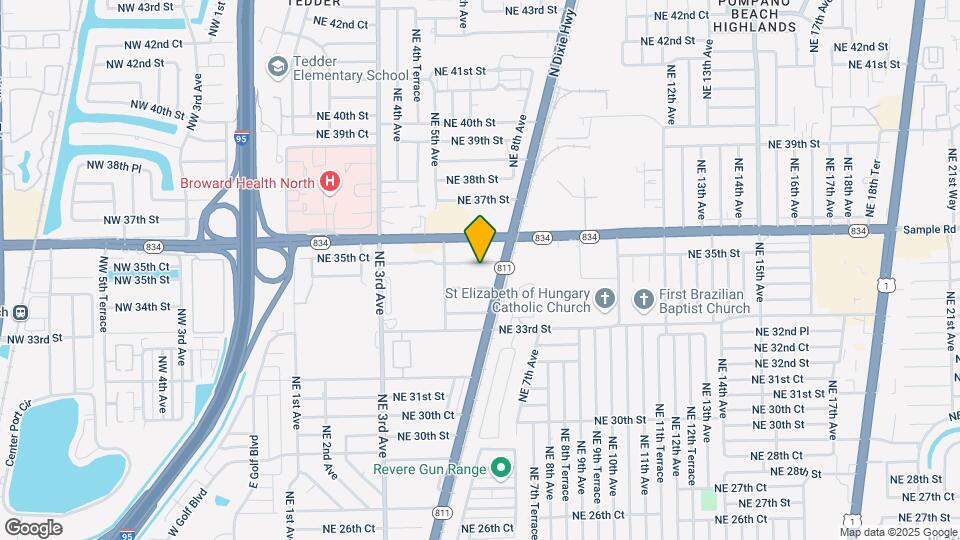 610 NE 35th St Map and Location Details