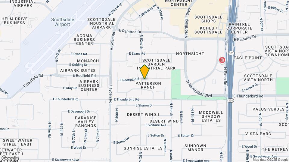 8205 E Redfield Rd Map and Location Details
