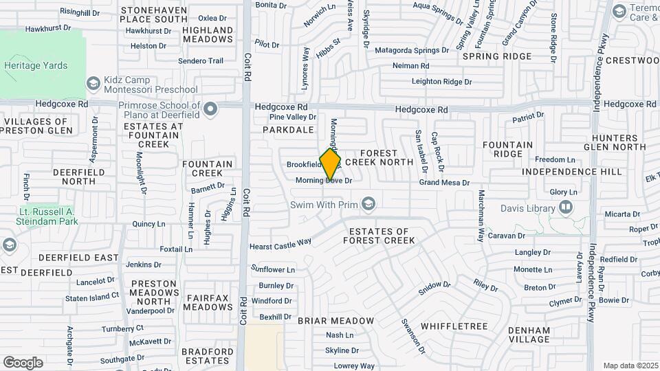 3712 Morning Dove Dr Map and Location Details