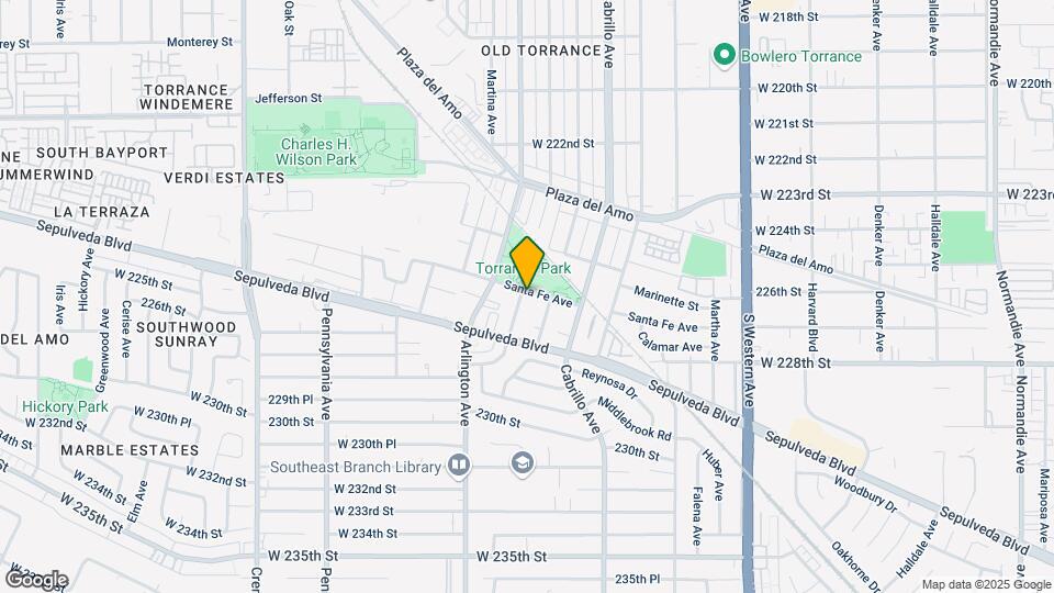 2030 Santa Fe Ave Mapa y Detalles de la Ubicación