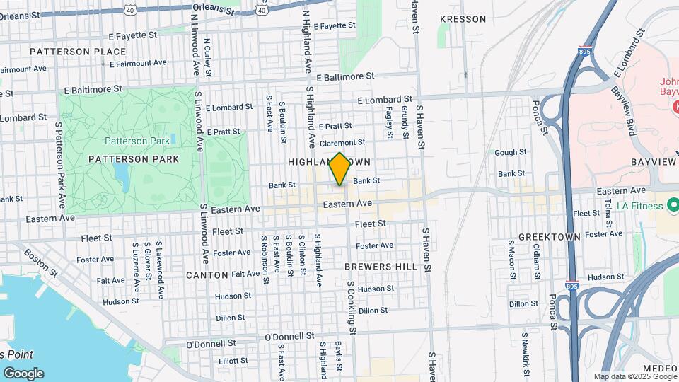 414 S Conkling St, Unit Apt 8 Map and Location Details