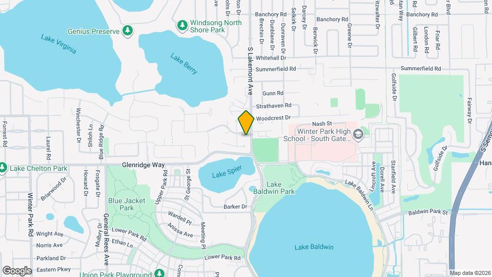 1886 Demetree Dr Map and Location Details