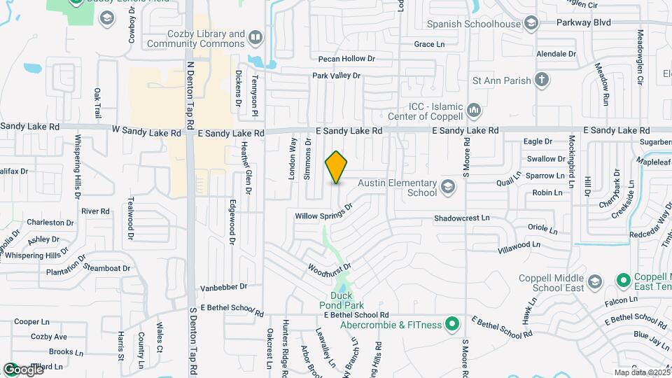 426 Clear Creek Ln Map and Location Details