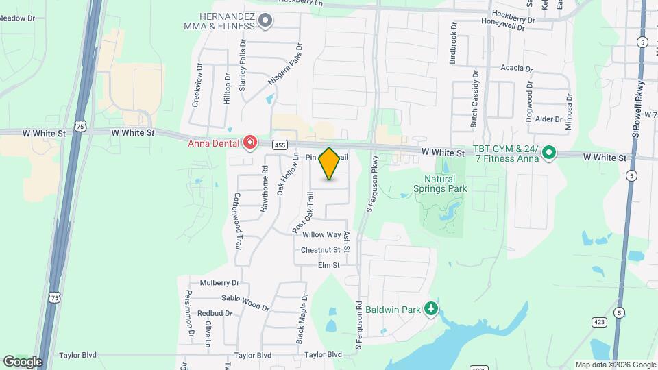 1626 White Oak Rd Map and Location Details