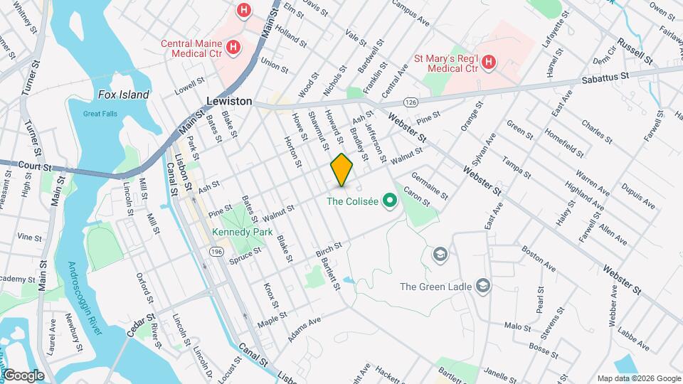 105 Shawmut St Map and Location Details