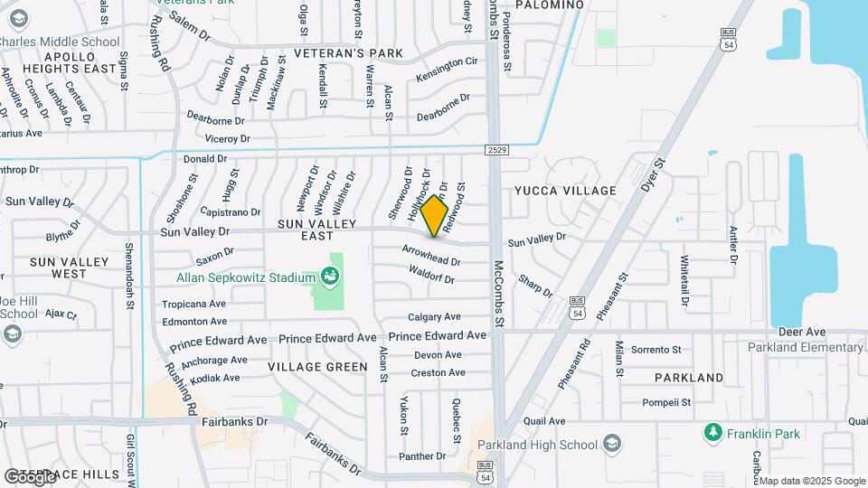 5656 Sun Valley Dr Map and Location Details