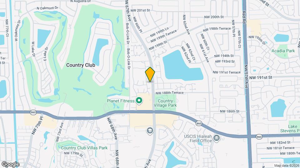 6702 NW 190th St Map and Location Details