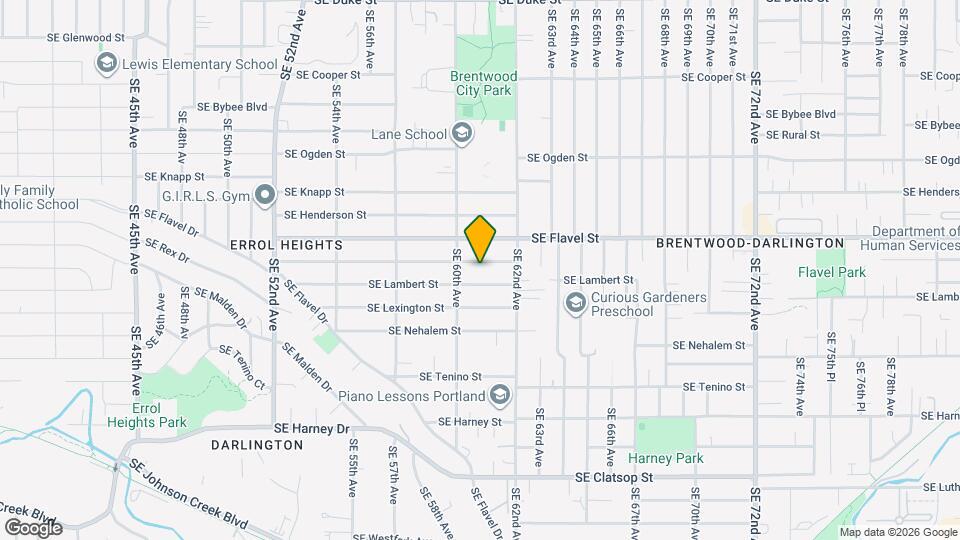 6046 SE Malden St Map and Location Details