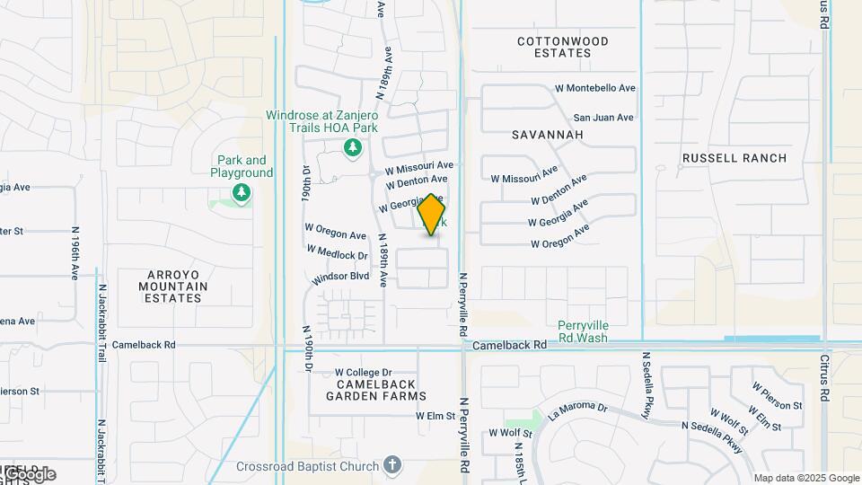 18742 W Colter St Map and Location Details