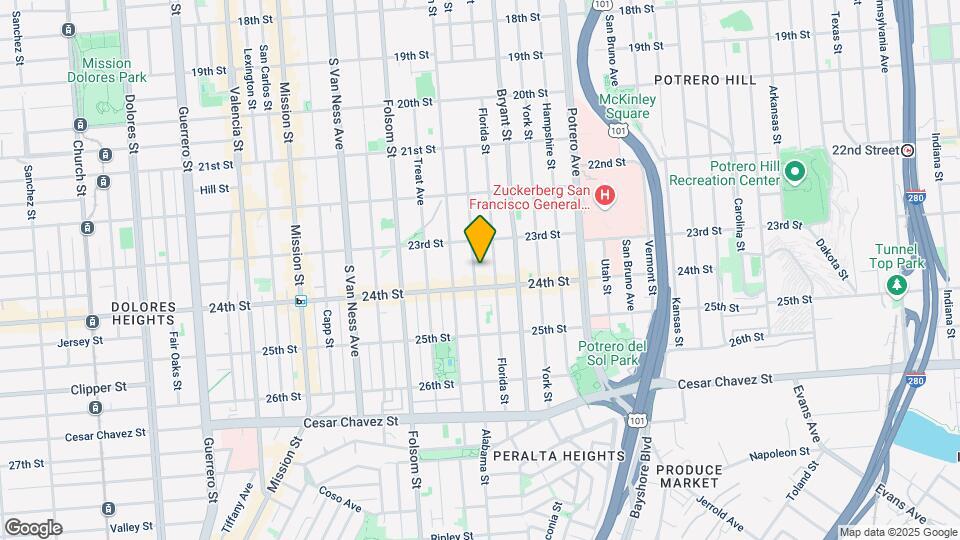 1163-1169 Alabama St Map and Location Details