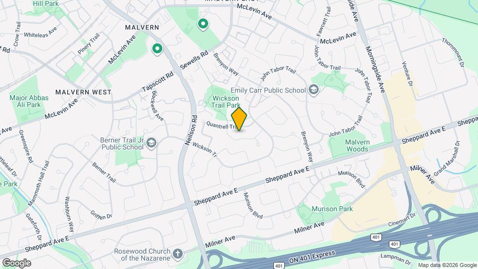 26 Burkwood Crescent Map and Location Details