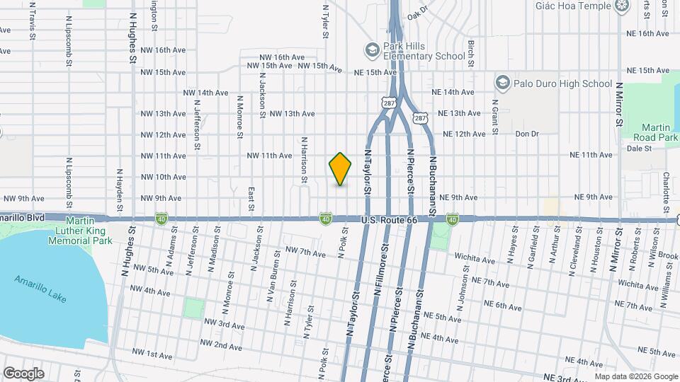 903 N Polk St Mapa y Detalles de la Ubicación