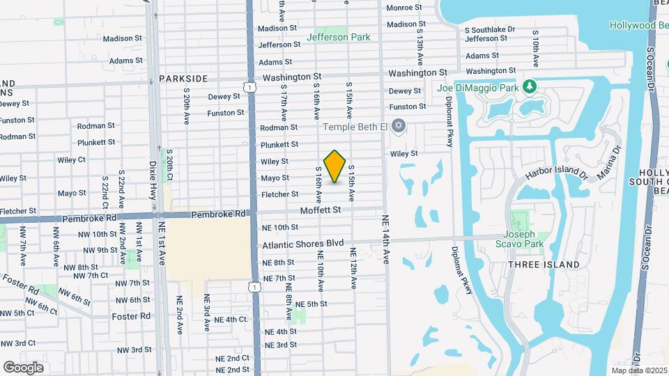 1527 Fletcher St Map and Location Details
